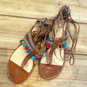 Vince Camuto nwot lace up boho sandals